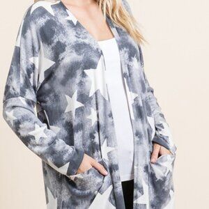Viamor Star Pocketed Cardigan